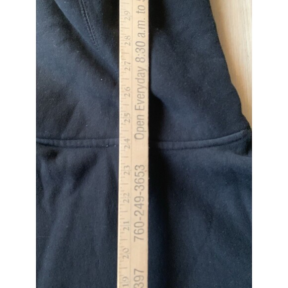 NWOT “Busy Focusing On The Good”Motivational Black Hoodie Top Fabric Men’s SMALL - Picture 12 of 14